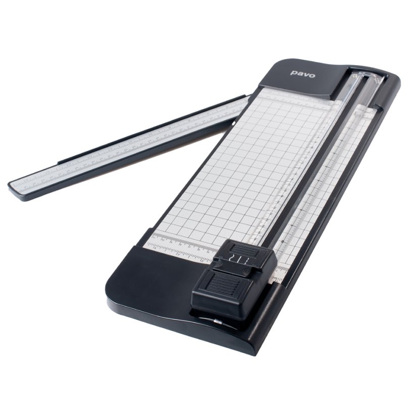 Pavo multicutter roll trimmer, A4 format, black, 6 sheets