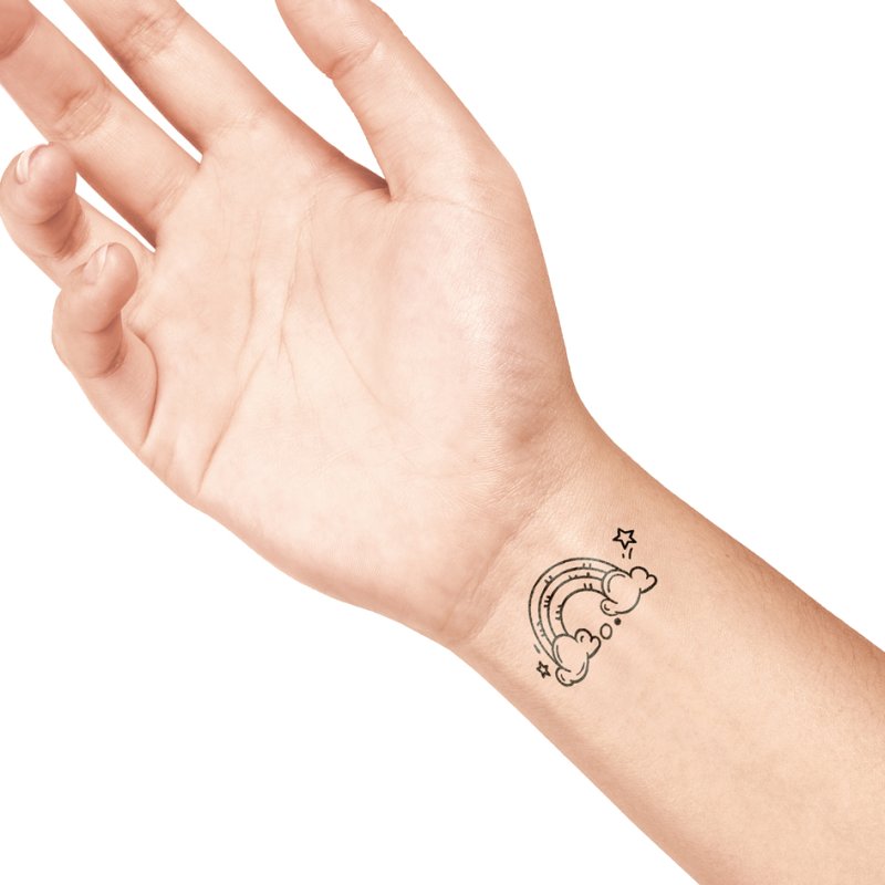 COLOP Tattoo tampon LaDot kids stone Arc-en-ciel, moyen