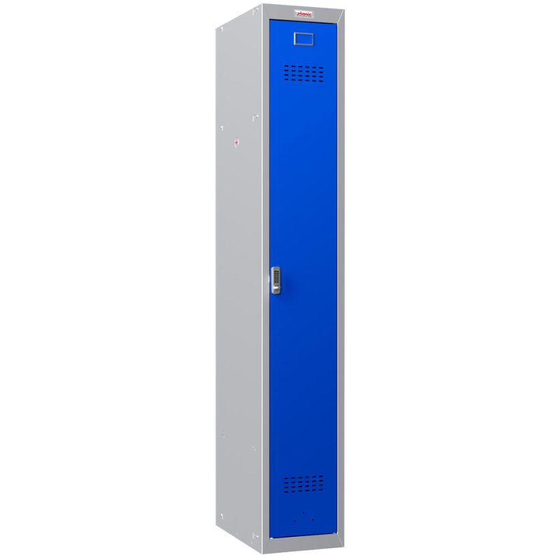 Phoenix armoire PL113, 1 porte, acier, gris/bleu