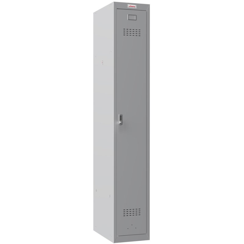 Phoenix armoire PL113, 1 porte, acier, gris/bleu