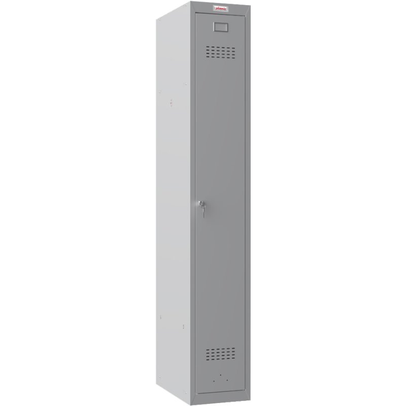 Phoenix Armoire vestiaire PL1130, 1 porte, gris/bleu, 242 litres