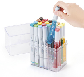 COPIC acryl standaard voor 12 markeerstiften, glashelder, onbevuld