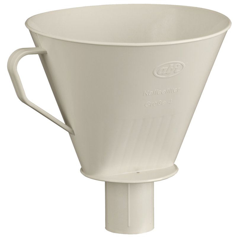 alfi koffiefilter AROMA PLUS, bio-kunststof, beige, maat 4