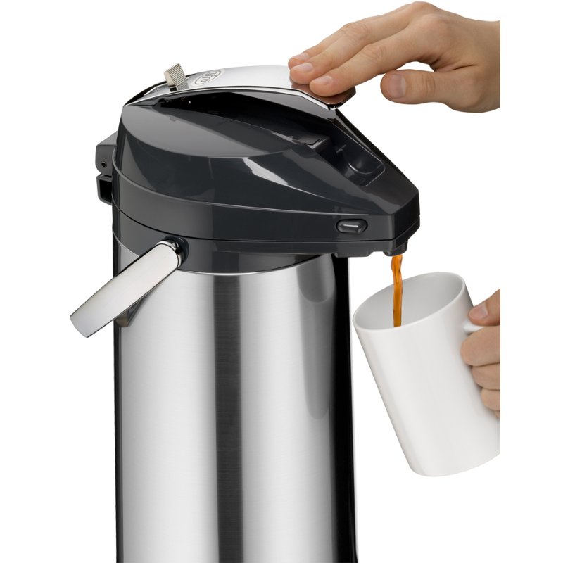 alfi pompkan thermosfles, 3 liter, edelstaal, BPA-vrij