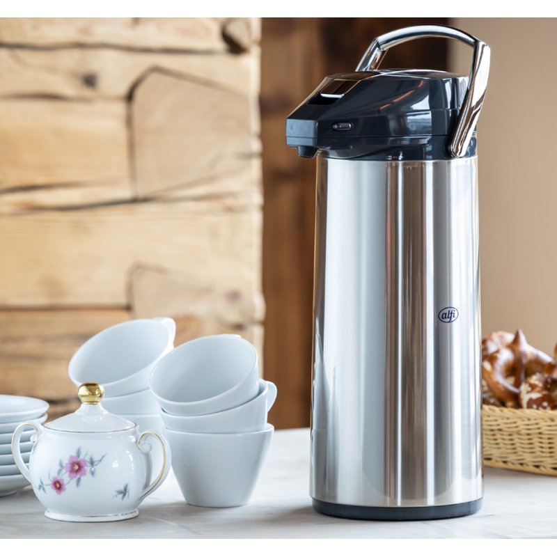 alfi pompkan thermosfles, 3 liter, edelstaal, BPA-vrij