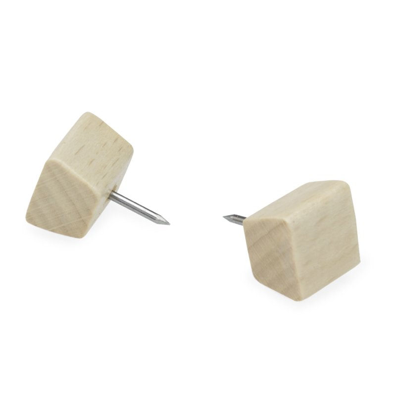 magnetoplan stylos de marquage Wood Series, bouleau, 13×13×18 mm, 25 pièces