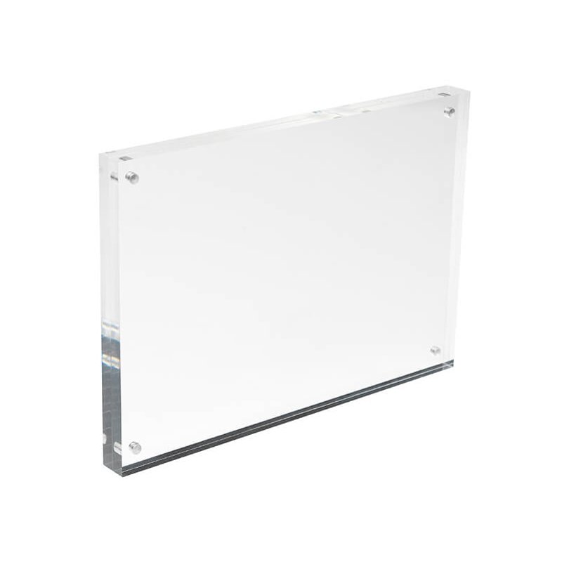 deflecto magnetische tafelstandaard A6, transparant acryl, 150×15×105 mm