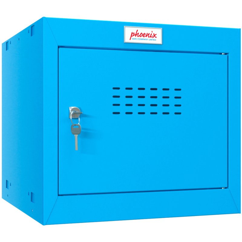 Phoenix coffre-fort cube CL0344, serrure à clé, gris clair, 44 litres
