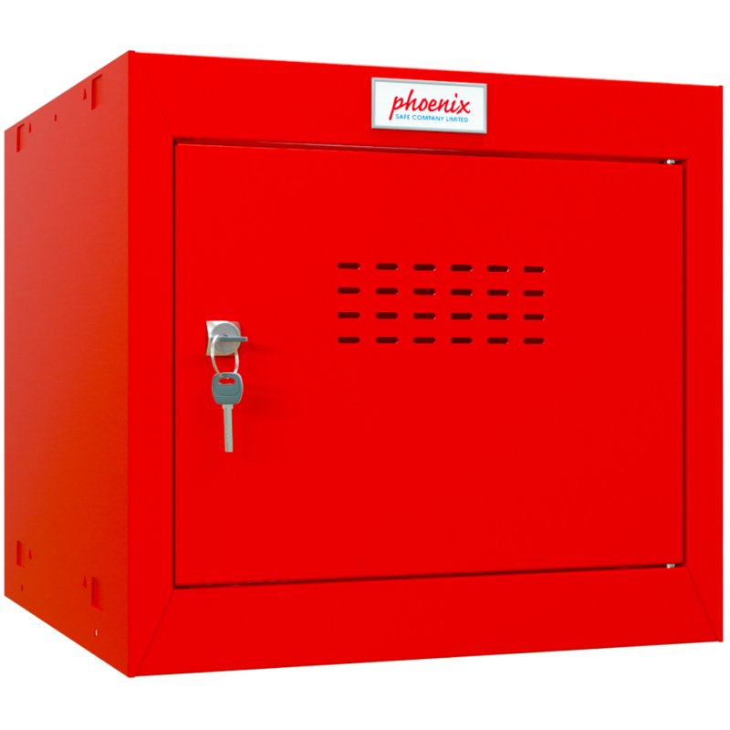 Phoenix coffre-fort cube CL0344, serrure à clé, gris clair, 44 litres