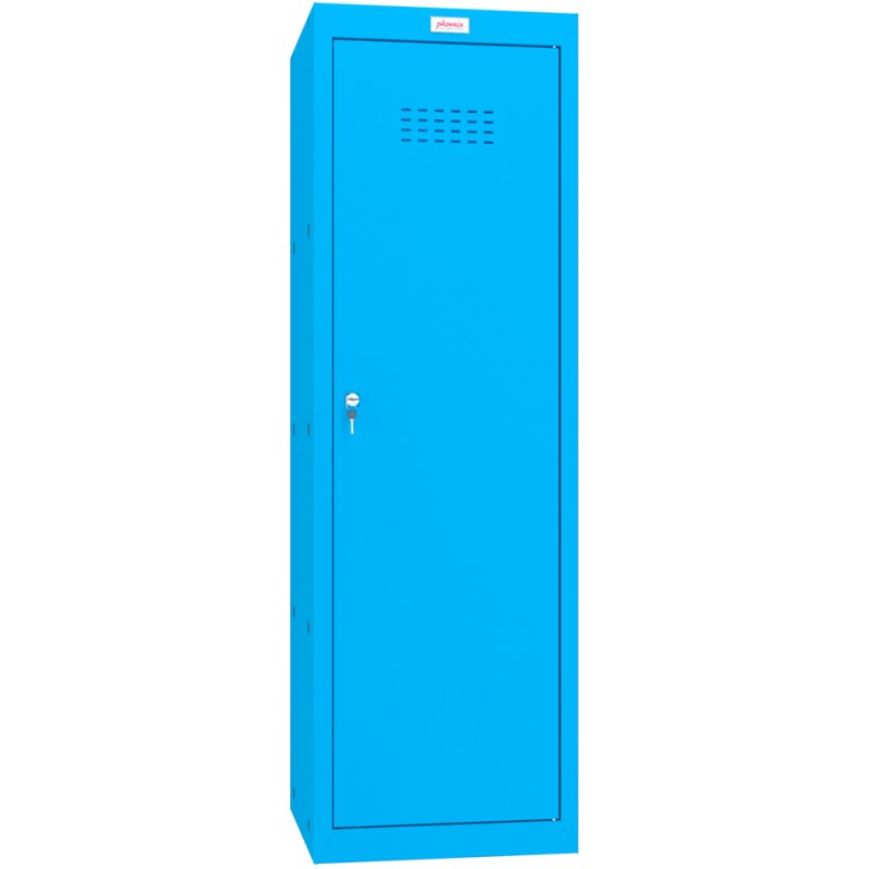 Phoenix armoire métallique CL1244, serrure à clé, gris clair, 173 litres