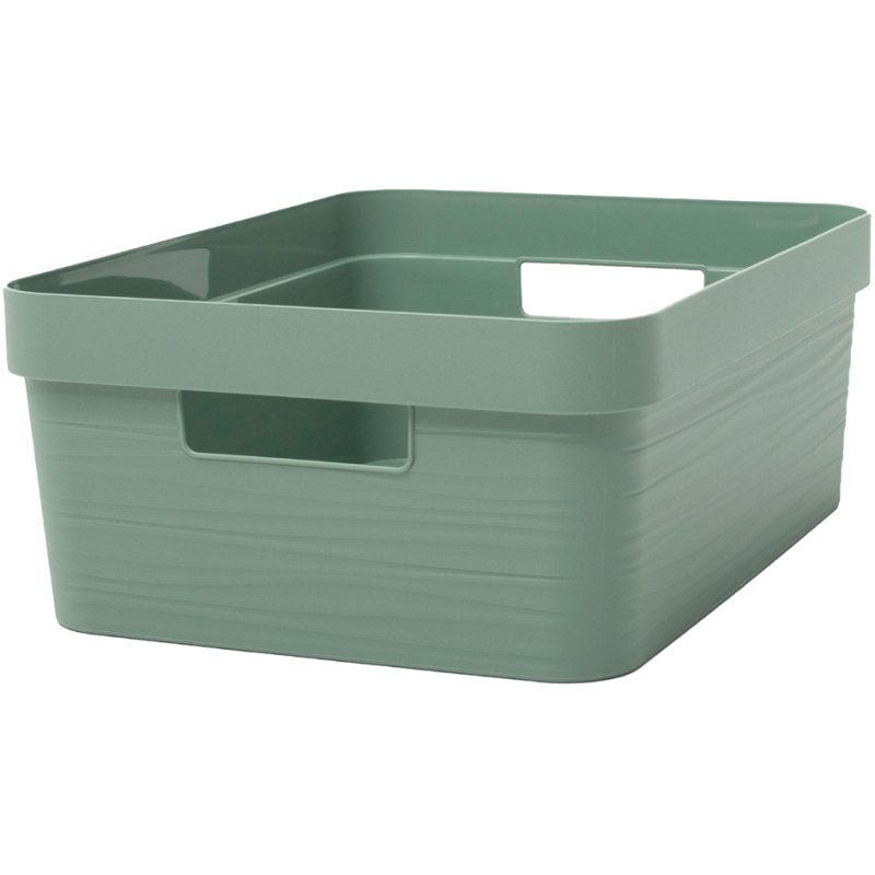 EDA opbergbox STONE, 12 liter, PP, wit