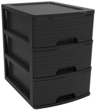EDA ladebakjesunit STONE, A4-formaat, 3 laden, wit