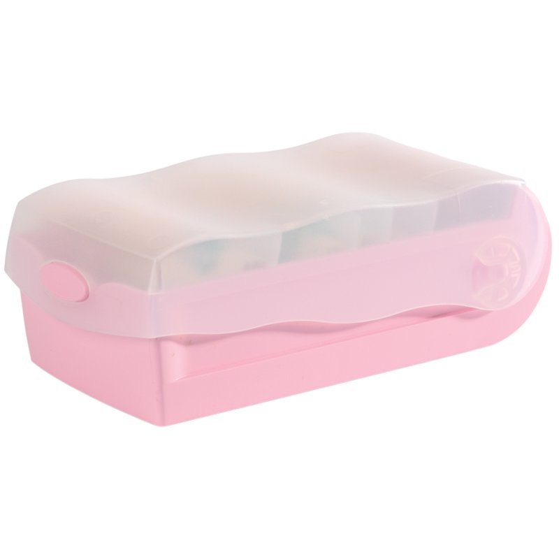 HAN aide d'étude CROCO, format A8 couché, rose nacré transparent
