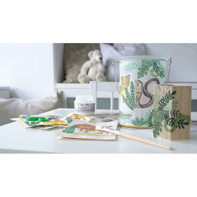 KREUL MUCKI colle pour serviettes enfants, 750 ml, base aqueuse, transparent