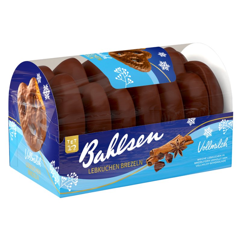 Bahlsen Peperkoekpretzels met Volle Melkchocolade, 175 g