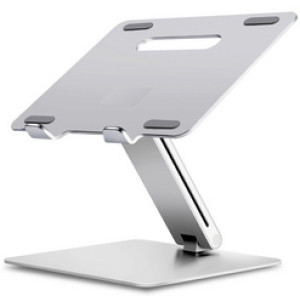ALBA laptopstandaard ergonomisch verstelbaar, aluminium, zilver