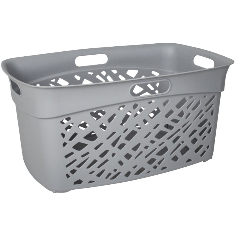 EDA panier à linge Almeria, 45 litres, blanc, plastique
