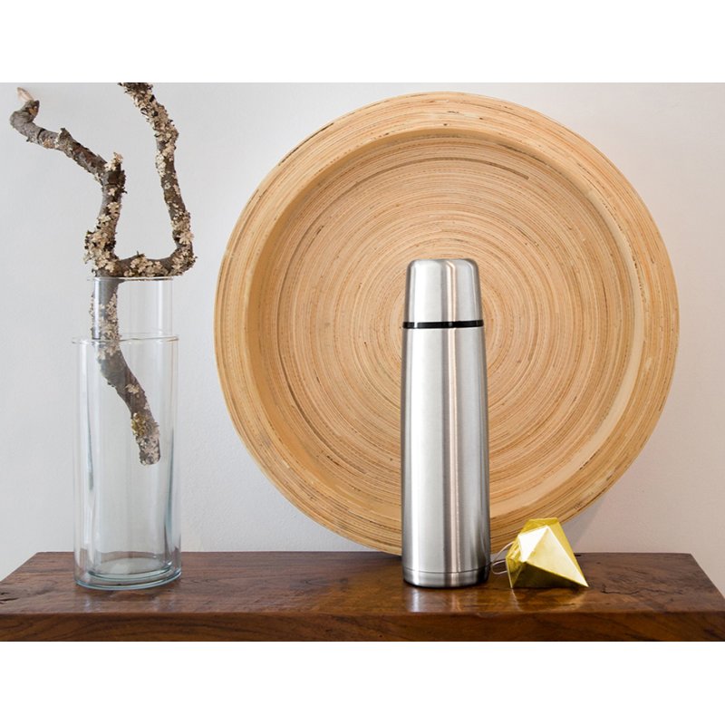 alfi thermosfles ISOTHERM PERFECT DV, 0,75 L, edelstaal mat, met drinkbeker