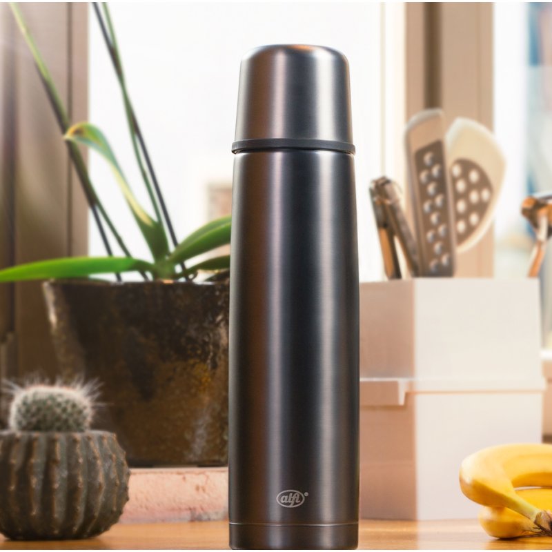 alfi thermosfles ISOTHERM PERFECT, 0,35 L, grijs, met drinkbeker