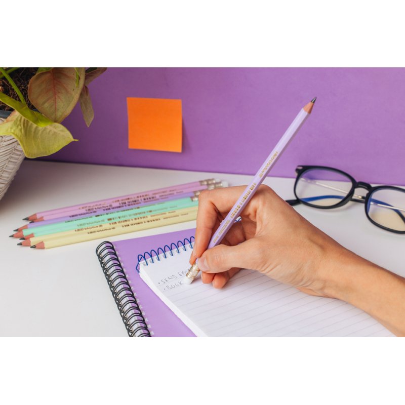 Bic Evolution Pastel potloden, HB, pastelkleuren, 12 stuks