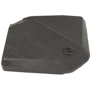 EDA ballastplaat voor parasol, te vullen, donkergrijs, 490×490 mm