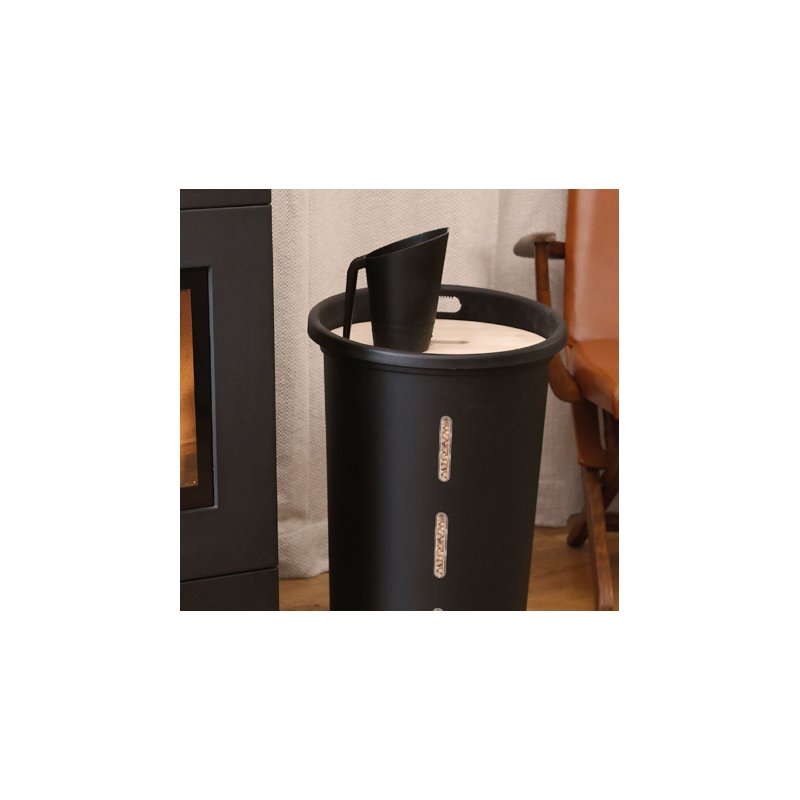 EDA XL pelle à pellets, plastique, noir, capacité 1500 g