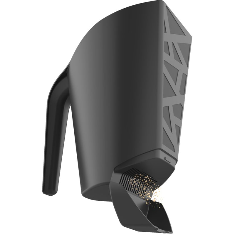 EDA XL pelle à pellets, plastique, noir, capacité 1500 g