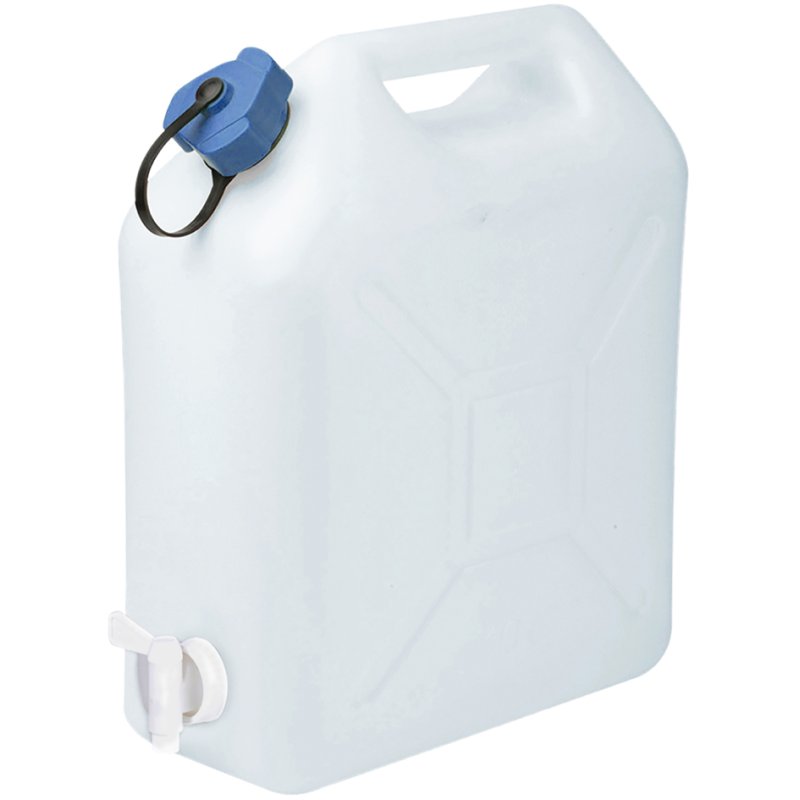 EDA waterkanister extra sterk, wit, 10 liter