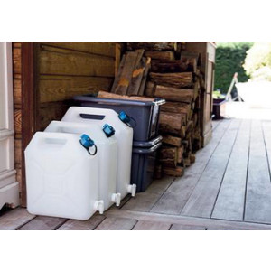 EDA waterkanister extra sterk, wit, 10 liter