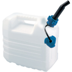 EDA waterjerrycan 10 liter, wit, met tuit