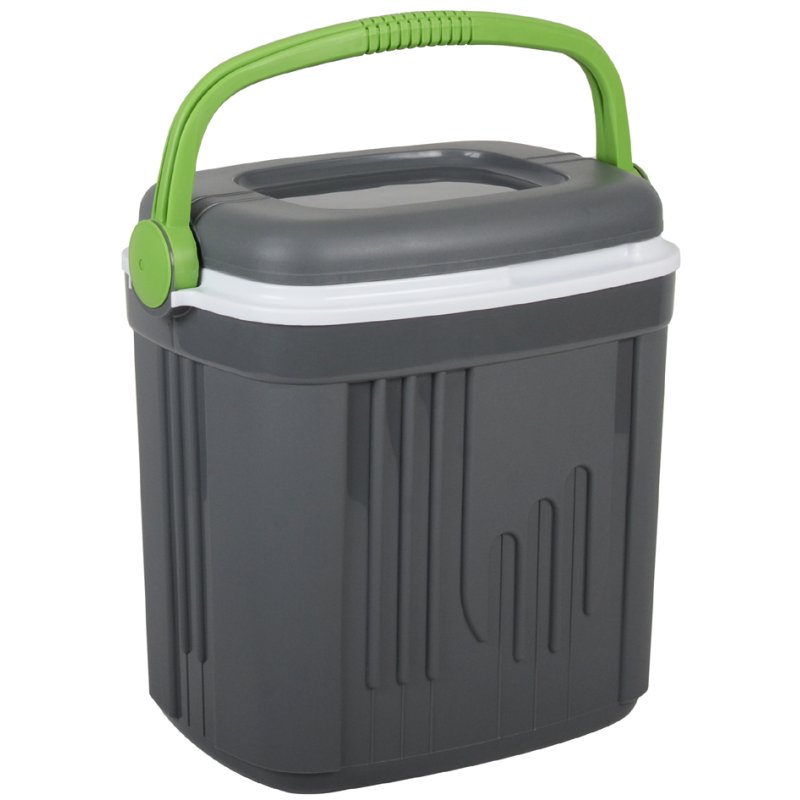 EDA koelbox Iceberg, 20 liter, grijs/groen, kunststof