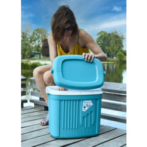 EDA koelbox ICEBERG, 32 liter, turquoise/wit