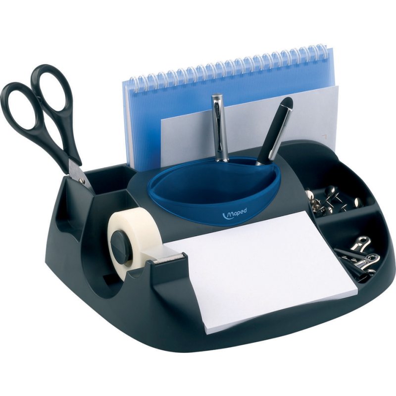 Maped pen holder Maxi Office, black/blue, 78% recycled plastic