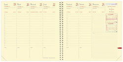 QUO VADIS agenda Exécutif Prestige S 2027 Soho, zwart, 160 x 160 mm, spiraalgebonden