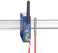 W&T draadloos temperatuurmeter PT100, WLAN 802.11b/g/n, IP67, 2 m kabel