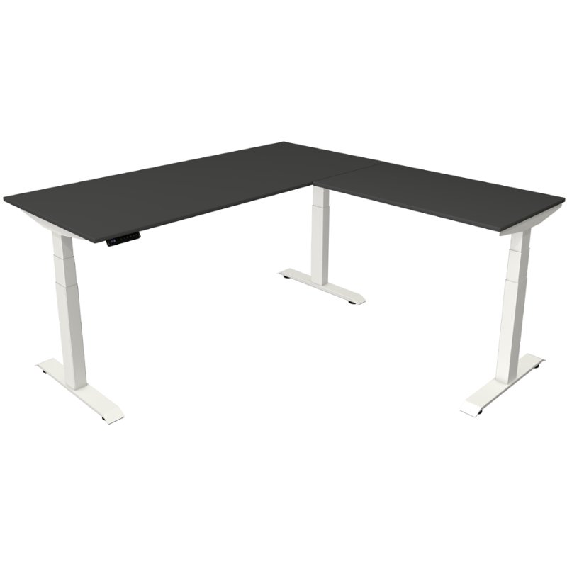 Kerkmann bureau assis-debout Move 4 avec surmeuble, érable, réglable électriquement