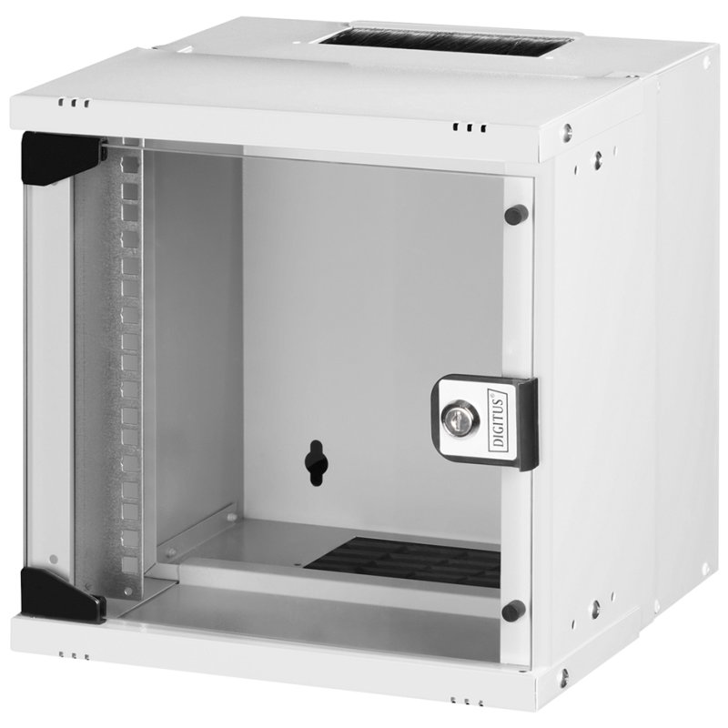DIGITUS wandkast, 315×300×325 mm, lichtgrijs, afsluitbaar