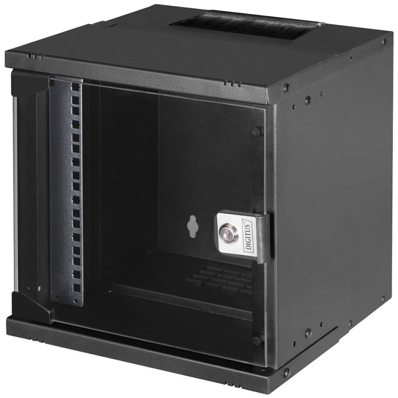 DIGITUS armoire murale SOHO PRO 10 pouces, 315×300 mm, gris clair, 6 HE