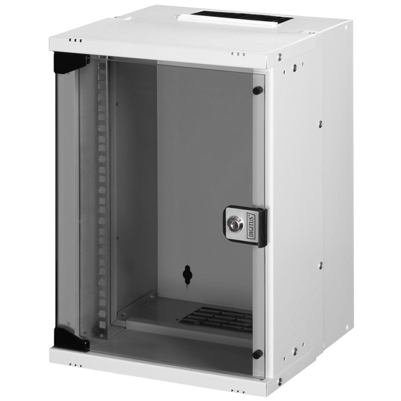 DIGITUS Armoire murale 10 pouces SOHO PRO, 9HE, noir, verrouillable