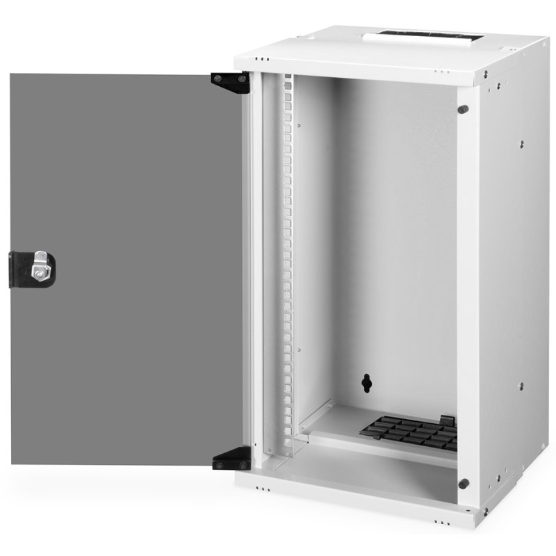 DIGITUS Armoire murale 10" SOHO PRO, verrouillable, noir, 12HE 315×300 mm