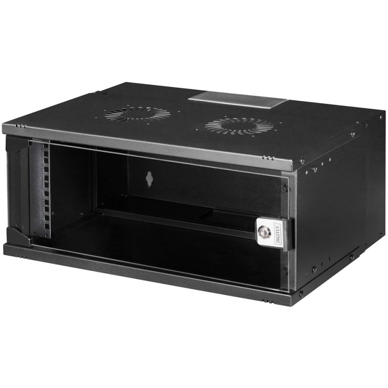 DIGITUS armoire murale 19" SOHO PRO, 540×400 mm, noir, 4 unités de hauteur