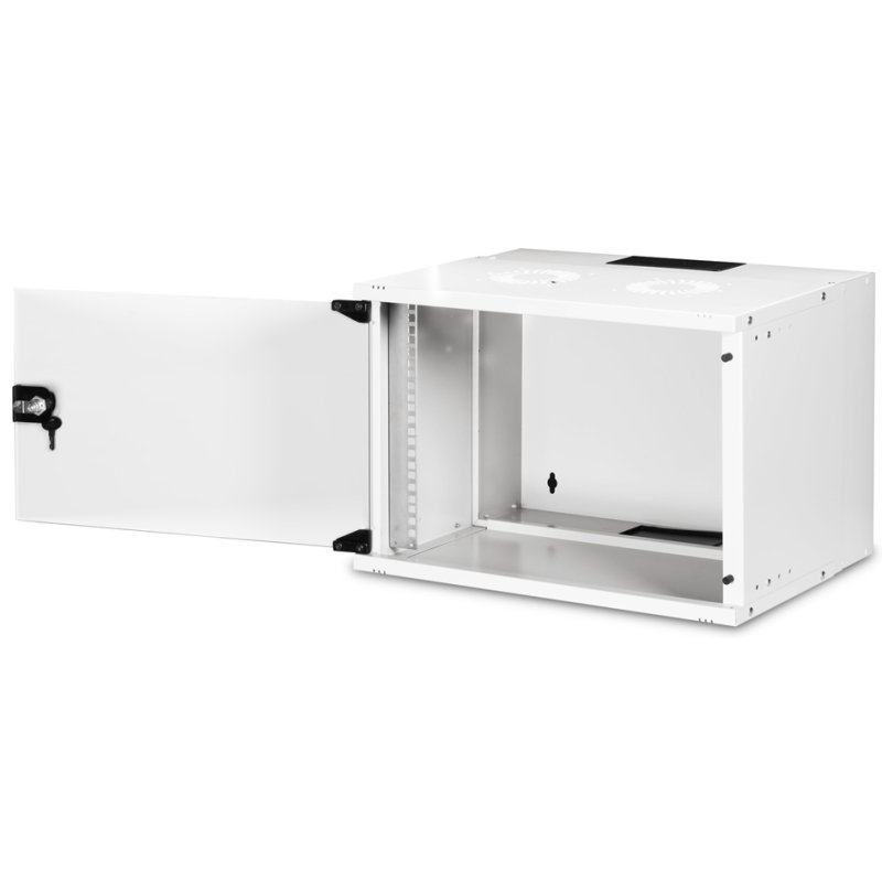 DIGITUS Wandkast, afsluitbaar, zwart, 540 x 400 x 370 mm