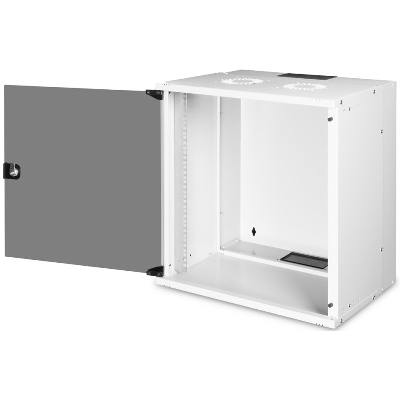 DIGITUS Armoire murale 19 pouces SOHO PRO, 12HE, 540×400 mm, gris clair
