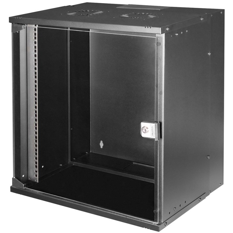 DIGITUS Armoire murale 19 pouces SOHO PRO, 12HE, 540×400 mm, gris clair