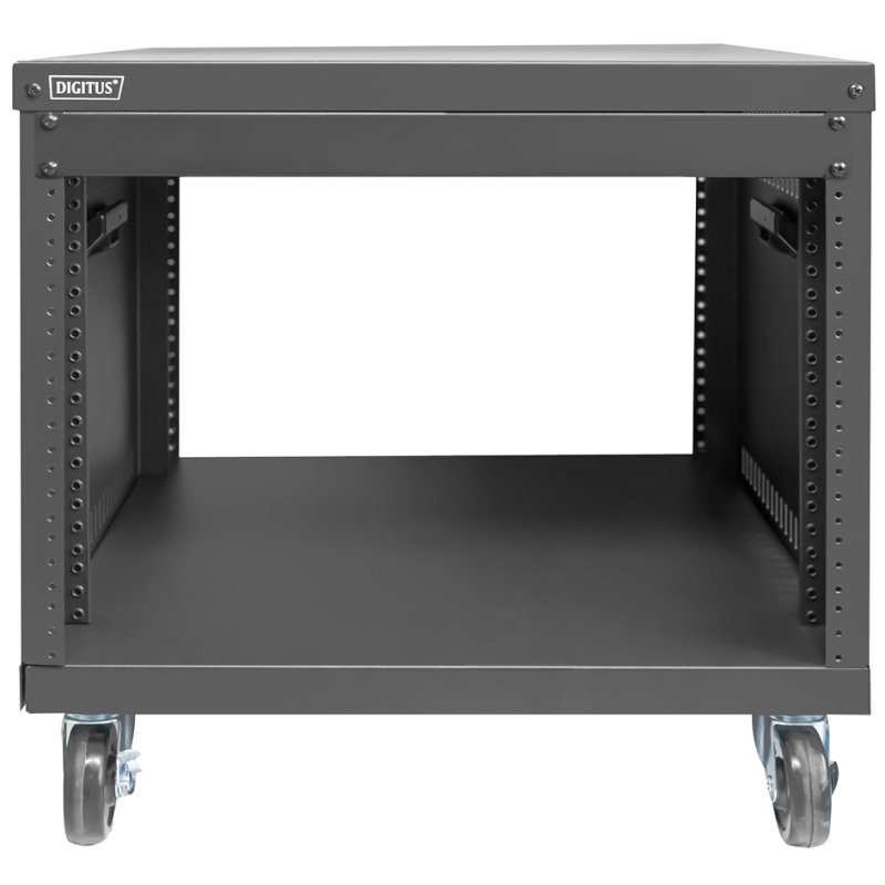 DIGITUS Baie serveur universelle 19" avec roulettes, 8U, noir