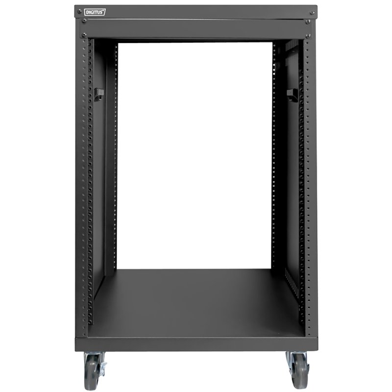 DIGITUS Baie serveur 19 pouces avec roulettes, 16U, noir