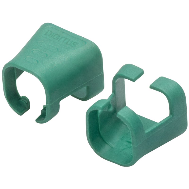 DIGITUS pinces de couleur pour câbles réseau, couleurs assorties, RJ45, 100 pièces