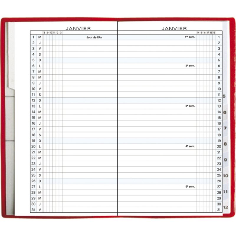 EXACOMPTA Agenda de poche 'EXAPLAN 16' Winner 2025, couleurs assorties