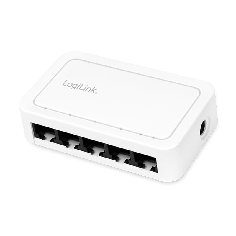 LogiLink Professional desktop Gigabit Ethernet switch, 5-port, white
