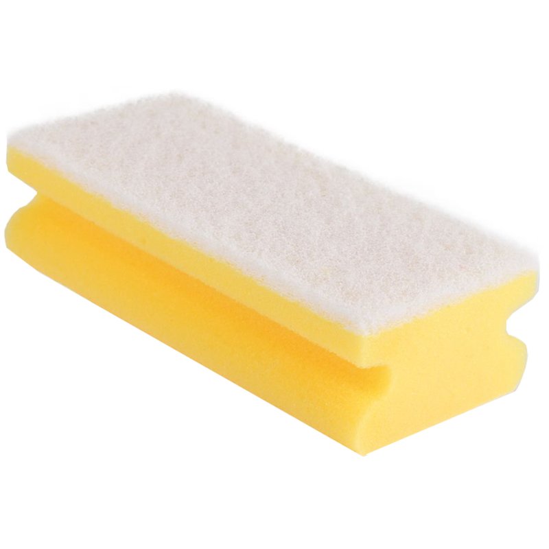 HYGOCLEAN éponge de nettoyage hygiénique, jaune/blanc, 150×70×45 mm, 10 pièces